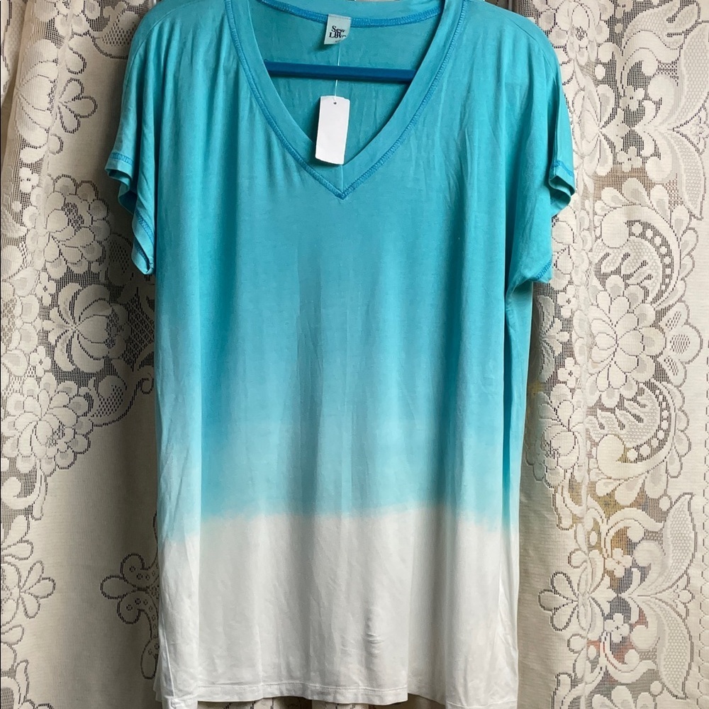 Two Pieces/Sew In Love Turquoise Top and New Directions Maxi Skirt - Picture 4 of 10